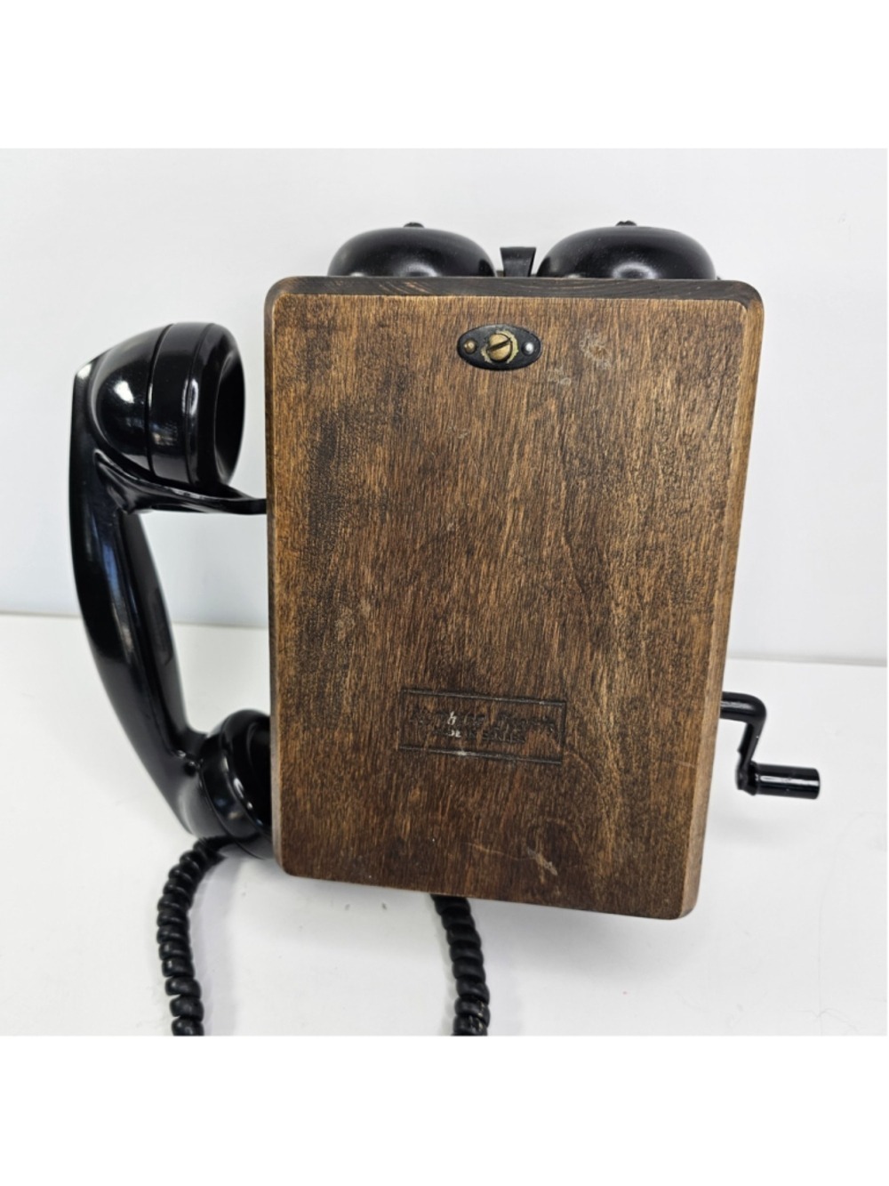 Vintage Northern Electric N717CG Magneto Wood Wall Telephone 1961 Hand Crank